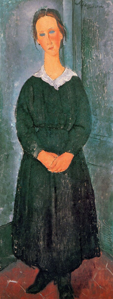Modigliani - Young Housemaid by Modigliani
